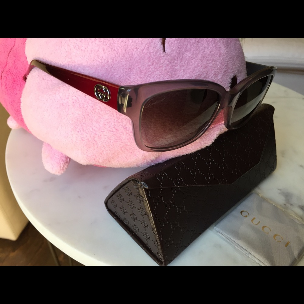 Gucci GG3615/S Grey/Red Women Sunglasses